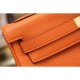 Fake Hermes Kelly Bag 28,32CM In Orange Clemence Leather Replica Replica Hermes Kelly Bag 28,32CM In Orange Clemence Leather