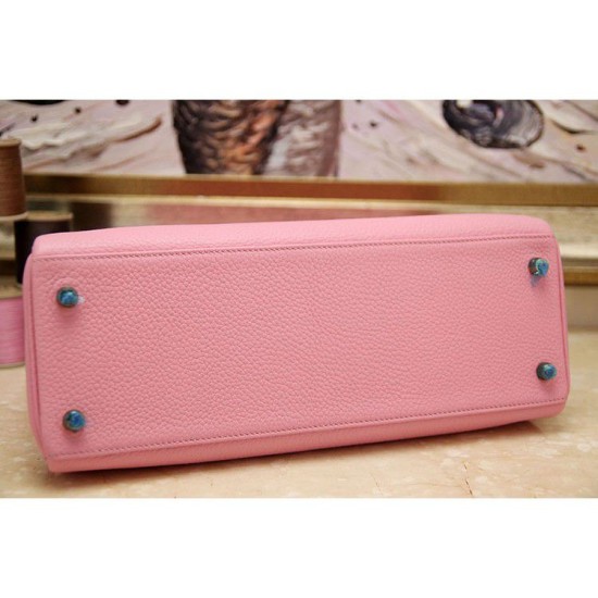Replica Hermes Kelly Bag 28,32CM In Pink Clemence Leather Replica Hermes Kelly Bag 28,32CM In Pink Clemence Leather
