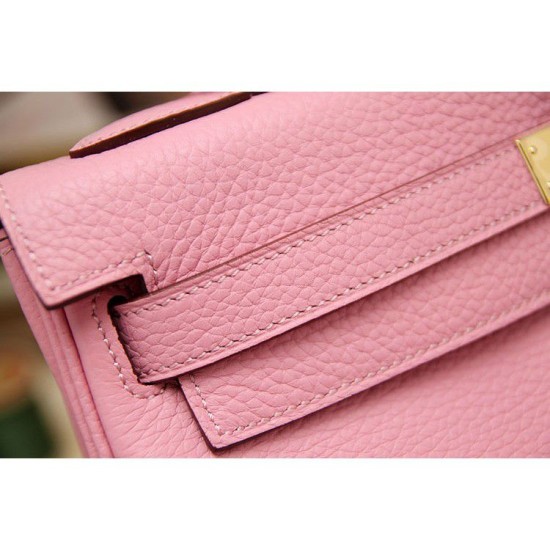Replica Hermes Kelly Bag 28,32CM In Pink Clemence Leather Replica Hermes Kelly Bag 28,32CM In Pink Clemence Leather