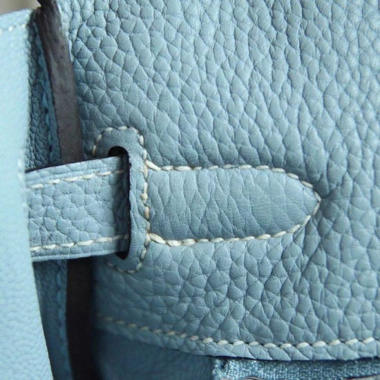 Replica Hermes Kelly Bag In Azure Clemence Leather Replica Hermes Kelly Bag In Azure Clemence Leather