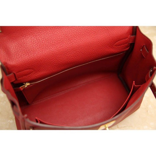 Replica Hermes Kelly Bag In Red Clemence Leather Replica Hermes Kelly Bag In Red Clemence Leather
