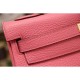 Fake Hermes Kelly Bag In Rose Lipstick Clemence Leather Replica Replica Hermes Kelly Bag In Rose Lipstick Clemence Leather