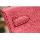 Fake Hermes Kelly Bag In Rose Lipstick Clemence Leather Replica Replica Hermes Kelly Bag In Rose Lipstick Clemence Leather