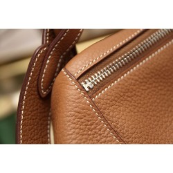 Replica Hermes Lindy 26cm 30cm 34cm Bag In Brown Leather