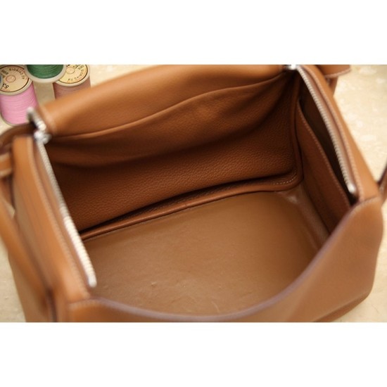 Replica Hermes Lindy 26cm 30cm 34cm Bag In Brown Leather Replica Hermes Lindy 26cm 30cm 34cm Bag In Brown Leather