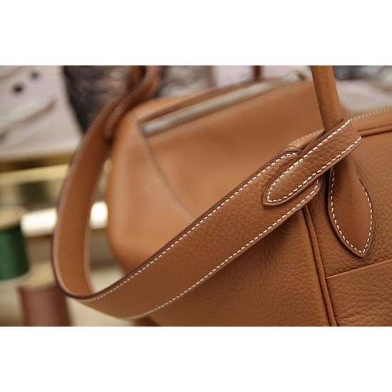 Replica Hermes Lindy 26cm 30cm 34cm Bag In Brown Leather Replica Hermes Lindy 26cm 30cm 34cm Bag In Brown Leather