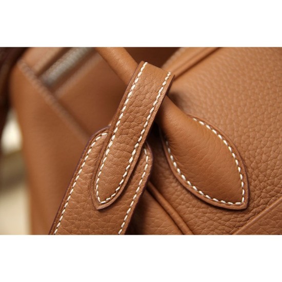 Replica Hermes Lindy 26cm 30cm 34cm Bag In Brown Leather Replica Hermes Lindy 26cm 30cm 34cm Bag In Brown Leather