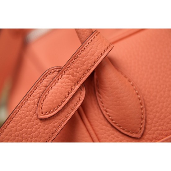 Replica Hermes Lindy 26cm 30cm 34cm Bag In Crevette Leather Replica Hermes Lindy 26cm 30cm 34cm Bag In Crevette Leather