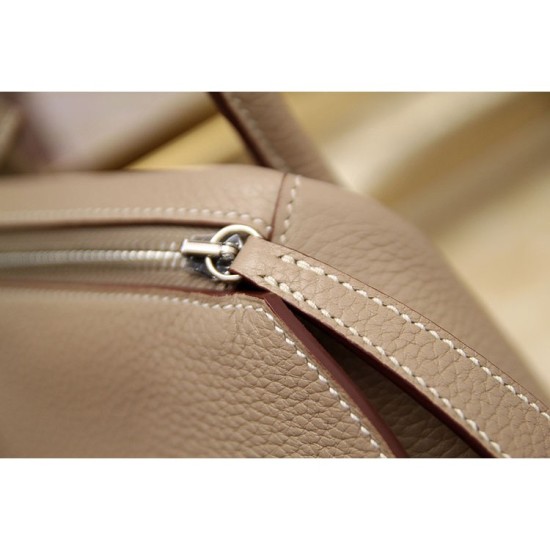 Replica Hermes Lindy 26cm 30cm 34cm Bag In Grey Leather Replica Hermes Lindy 26cm 30cm 34cm Bag In Grey Leather