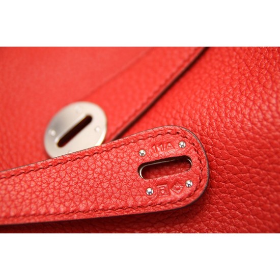 Fake Hermes Lindy 26cm 30cm 34cm Bag In Red Leather Replica Replica Hermes Lindy 26cm 30cm 34cm Bag In Red Leather