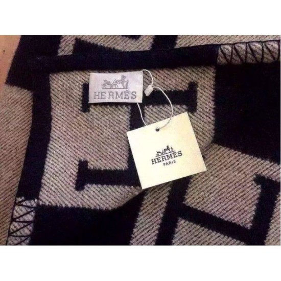 Replica Hermes Black Avalon Blanket Replica Hermes Black Avalon Blanket