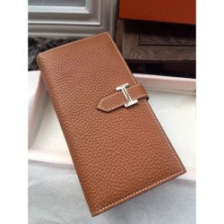 Replica Hermes Bearn Wallet In Brown Leather Replica Hermes Bearn Wallet In Brown Leather