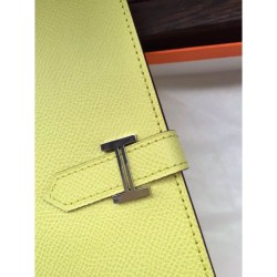 Fake Hermes Bearn Wallet In Soleil Epsom Leather Replica Replica Hermes Bearn Wallet In Soleil Epsom Leather