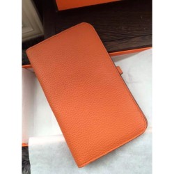 Replica Hermes Dogon Wallet In Orange Leather Replica Hermes Dogon Wallet In Orange Leather