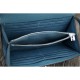 Replica Hermes Kelly Longue Wallet In Jean Blue Clemence Leather