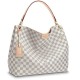Fake Louis Vuitton Graceful MM Damier Azur Canvas Rose Ballerine N42233 Replica