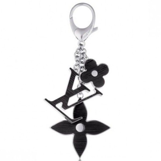 Replica Louis Vuitton Black Fleur d'Epi Bag Charm M65084 Replica Louis Vuitton Black Fleur d'Epi Bag Charm M65084