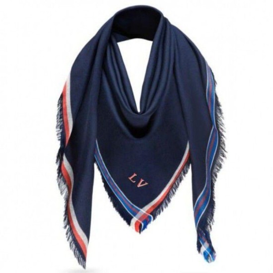 Replica Louis Vuitton Blue Double Stripes Square MP1702