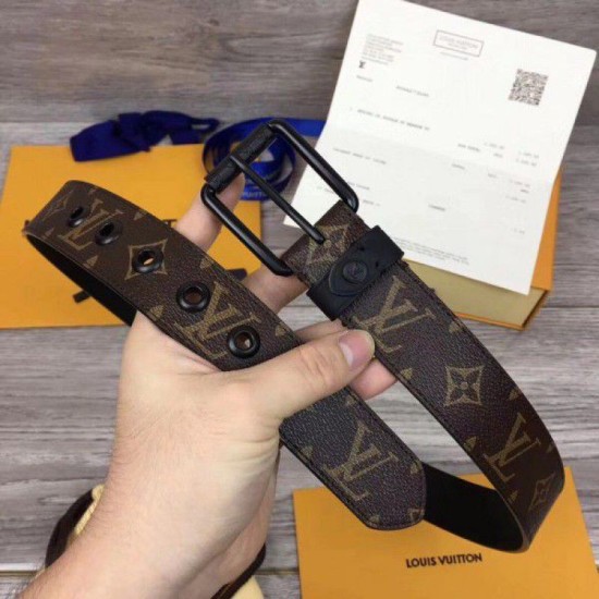Replica Louis Vuitton Voyager 35mm Belt Monogram M0042T