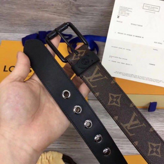 Replica Louis Vuitton Voyager 35mm Belt Monogram M0042T