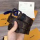 Replica Louis Vuitton Voyager 35mm Belt Monogram M0042T