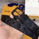Fake Louis Vuitton Voyager 35mm Belt Monogram Eclipse M0043T Replica