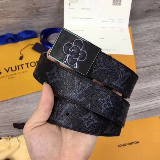 Replica Louis Vuitton Metropole 35mm Belt Monogram Eclipse M0048T Fake Louis Vuitton Metropole 35mm Belt Monogram Eclipse M0048T Replica