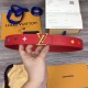 Replica Louis Vuitton Red New Wave 35mm Belt M0096V Replica Louis Vuitton Red New Wave 35mm Belt M0096V