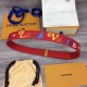 Replica Louis Vuitton Red New Wave 35mm Belt M0096V Replica Louis Vuitton Red New Wave 35mm Belt M0096V