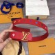 Replica Louis Vuitton Red New Wave 35mm Belt M0096V Replica Louis Vuitton Red New Wave 35mm Belt M0096V