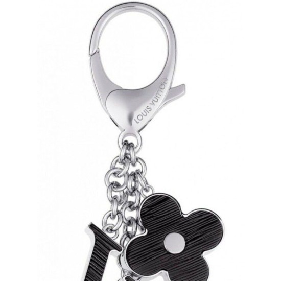 Replica Louis Vuitton Black Fleur d'Epi Bag Charm M65084 Replica Louis Vuitton Black Fleur d'Epi Bag Charm M65084