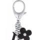 Replica Louis Vuitton Black Fleur d'Epi Bag Charm M65084 Replica Louis Vuitton Black Fleur d'Epi Bag Charm M65084