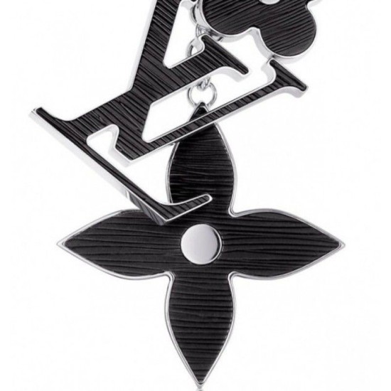 Replica Louis Vuitton Black Fleur d'Epi Bag Charm M65084 Replica Louis Vuitton Black Fleur d'Epi Bag Charm M65084