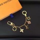 Replica Louis Vuitton Fleur de Monogram Bag Charm Chain M65111
