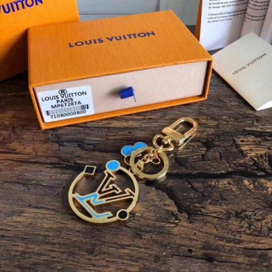 Replica Louis Vuitton Monogram Delight Bag Charm and Key Holder M67287