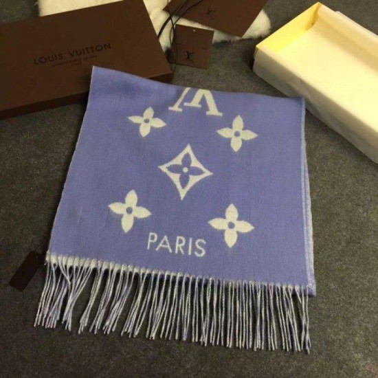 Fake Louis Vuitton Denim Reykjavik Scarf M75704 Replica