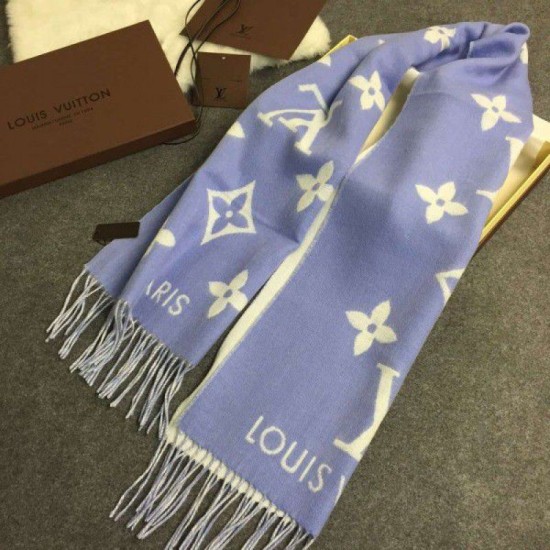 Fake Louis Vuitton Denim Reykjavik Scarf M75704 Replica