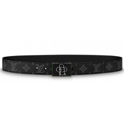Fake Louis Vuitton Metropole 35mm Belt Monogram Eclipse M0048T Replica