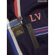 Replica Louis Vuitton Blue Double Stripes Square MP1702