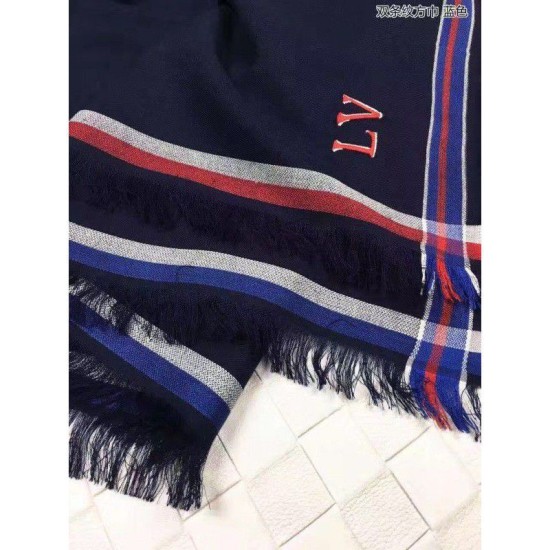Replica Louis Vuitton Blue Double Stripes Square MP1702