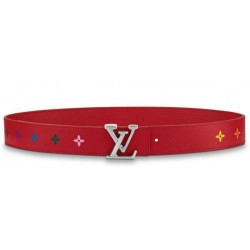 Replica Louis Vuitton Red New Wave 35mm Belt M0096V