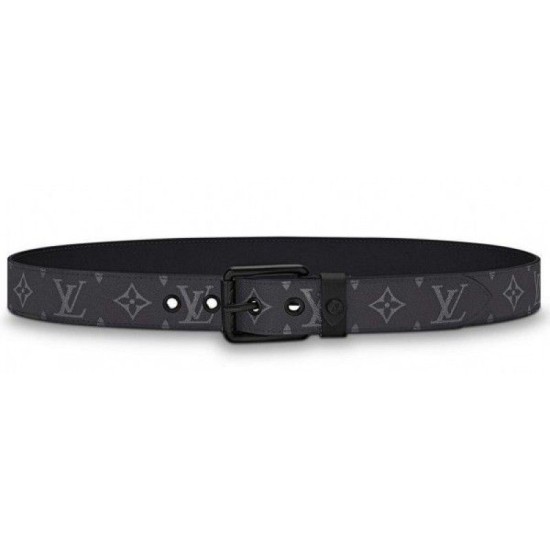 Fake Louis Vuitton Voyager 35mm Belt Monogram Eclipse M0043T Replica