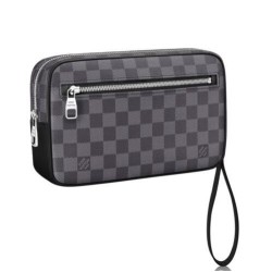 Fake Louis Vuitton  Kasai Clutch Damier Graphite N41664 Replica