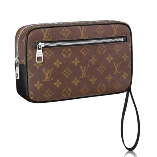 Fake Louis Vuitton  Kasai Clutch Monogram Macassar M42838 Replica