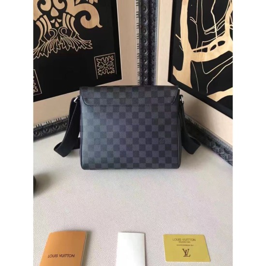 Replica Louis Vuitton District PM Bag Damier Graphite N41028 Fake Louis Vuitton District PM Bag Damier Graphite N41028 Replica