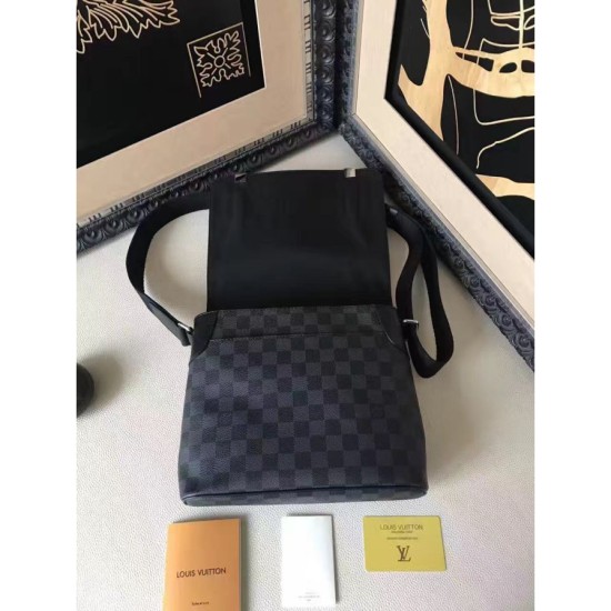Replica Louis Vuitton District PM Bag Damier Graphite N41028 Fake Louis Vuitton District PM Bag Damier Graphite N41028 Replica