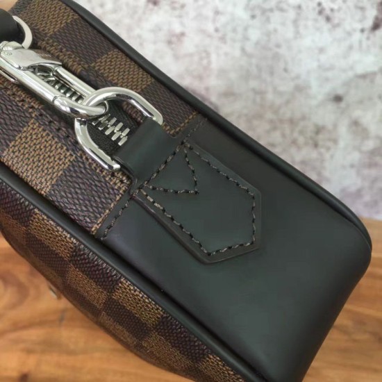Fake Louis Vuitton  Kasai Clutch Damier Ebene N41663 Replica