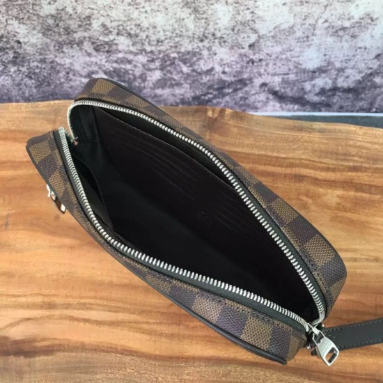 Fake Louis Vuitton  Kasai Clutch Damier Ebene N41663 Replica