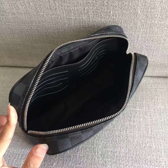 Fake Louis Vuitton  Kasai Clutch Damier Graphite N41664 Replica