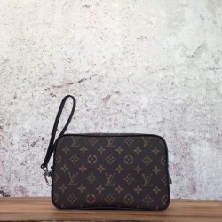 Fake Louis Vuitton  Kasai Clutch Monogram Macassar M42838 Replica